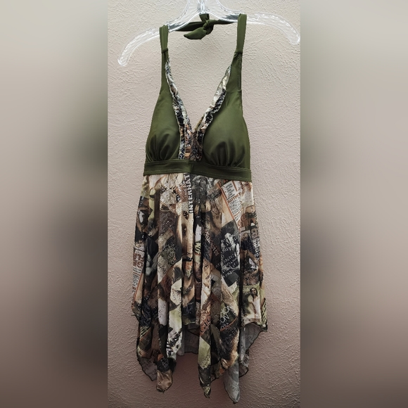 Tankini Swim Top, Juniors 2XL - Picture 2 of 7